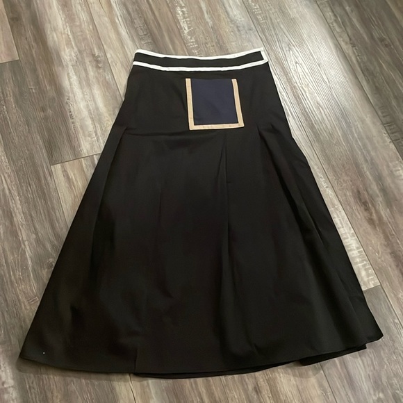 M. Martin Black Wrap Skirt size 6 - Picture 1 of 7